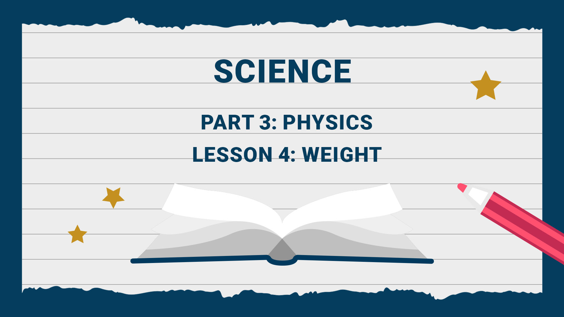 Lesson 4: Mass and Weight